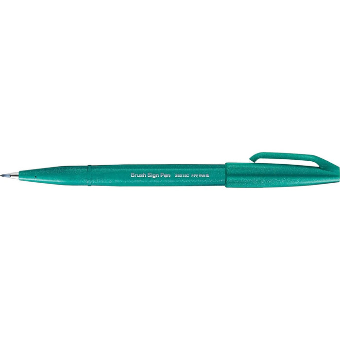 PENTEL Pennarello Sign Pen Brush Turchese