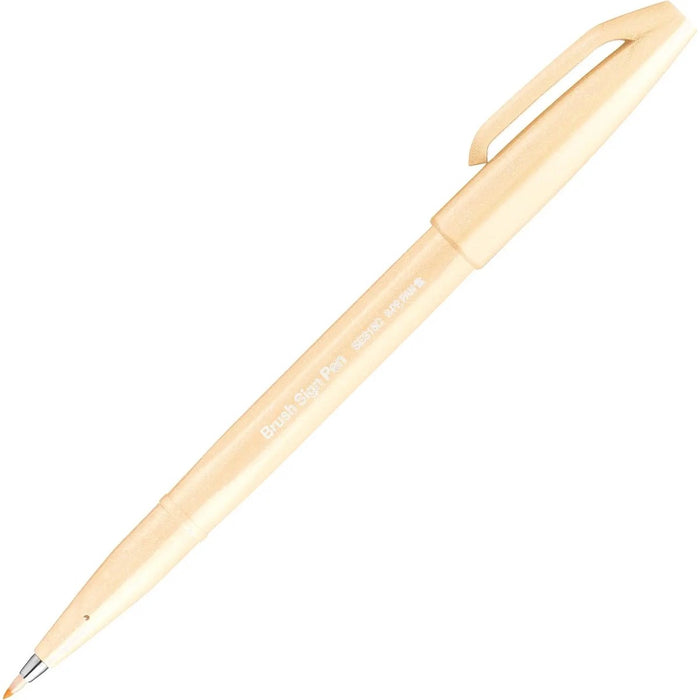 PENTEL Pennarello Sign Pen Brush Pale Orange