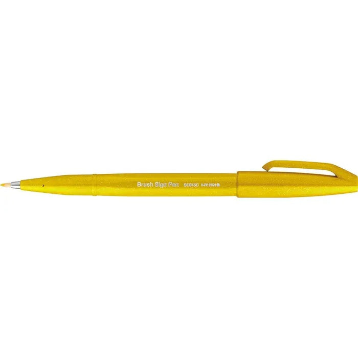 PENTEL Pennarello Sign Pen Brush Giallo