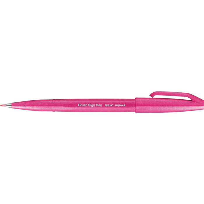 PENTEL Pennarello Sign Pen Brush Rosa