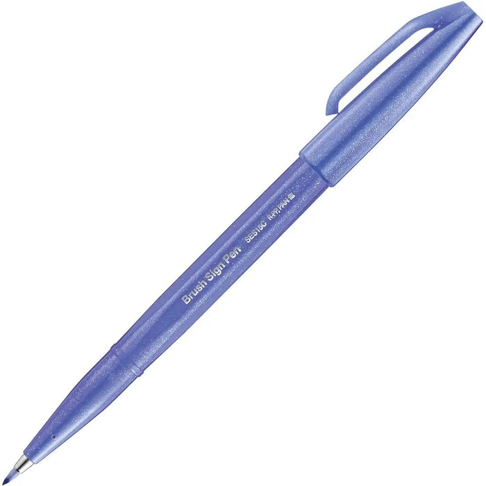 PENTEL Pennarello Sign Pen Brush Indaco
