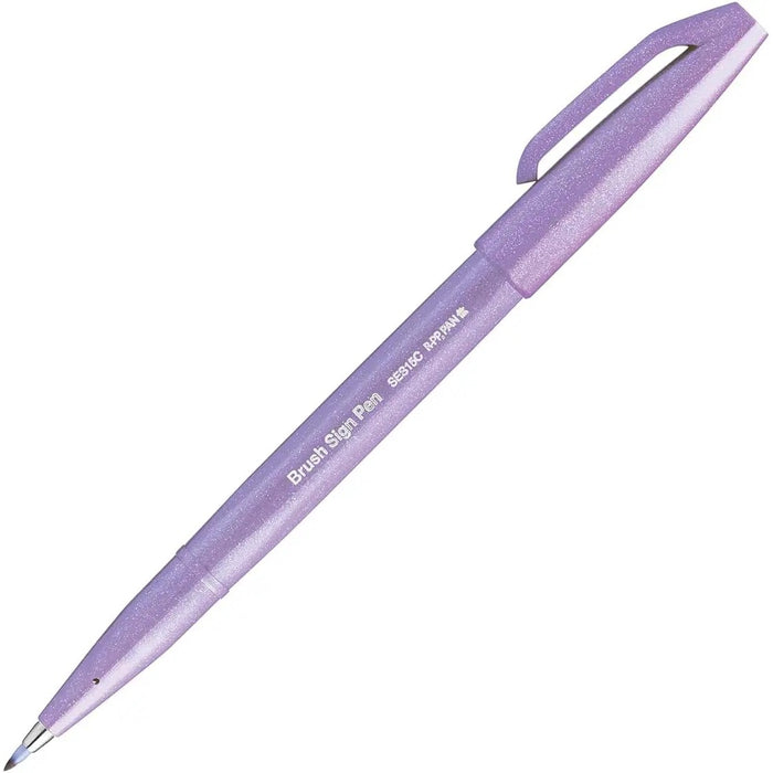 PENTEL Pennarello Sign Pen Brush Light Violet