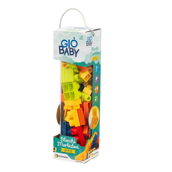GIOCHERIA Blocchi Morbidosi 48 Pezzi - GGI240138