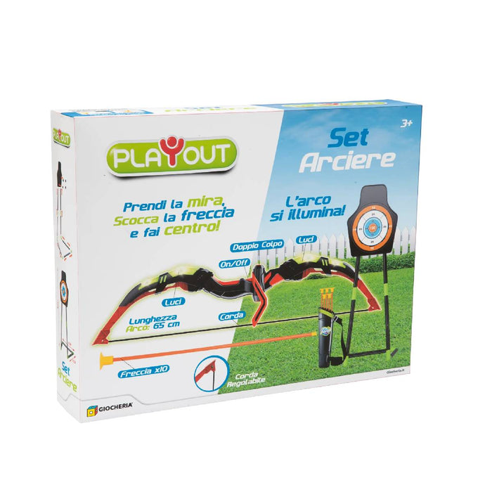 GIOCHERIA Set Arciere Prof Bersaglio Arco Luminoso - GGI250016