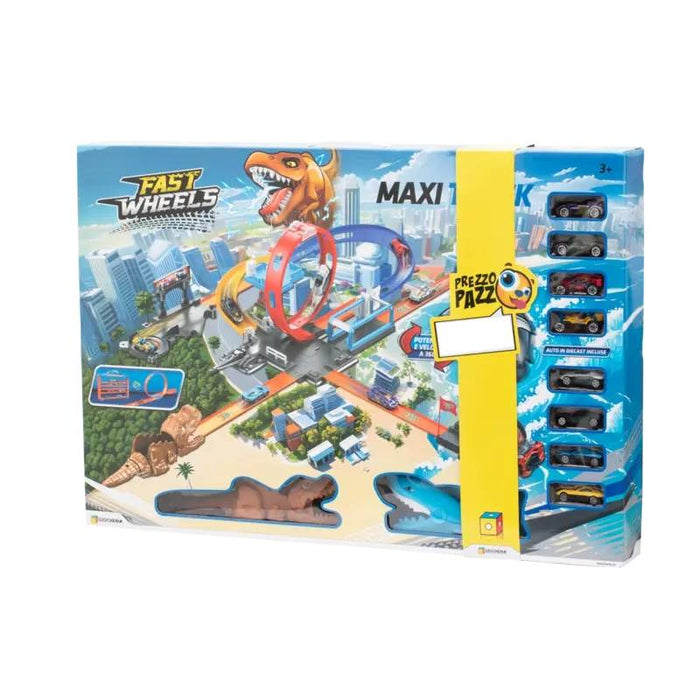 GIOCHERIA Pista Playset Con Dinosauro - GGI250179