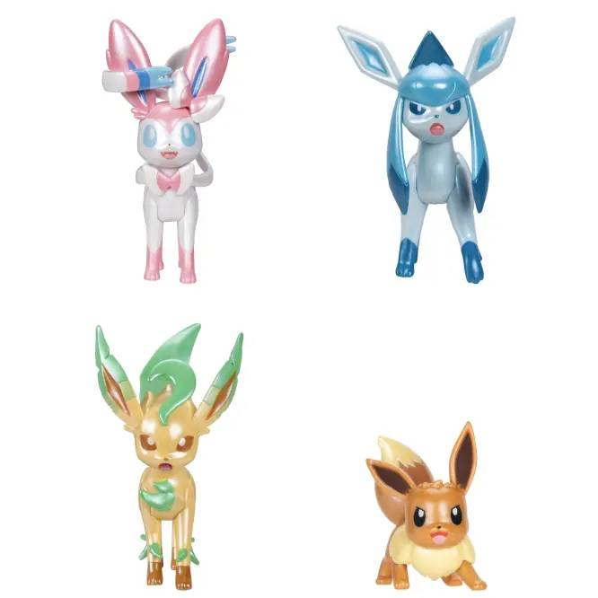 REI TOYS Pokemon Select Evo Multipack Eevee 4 Personaggi - PK083600