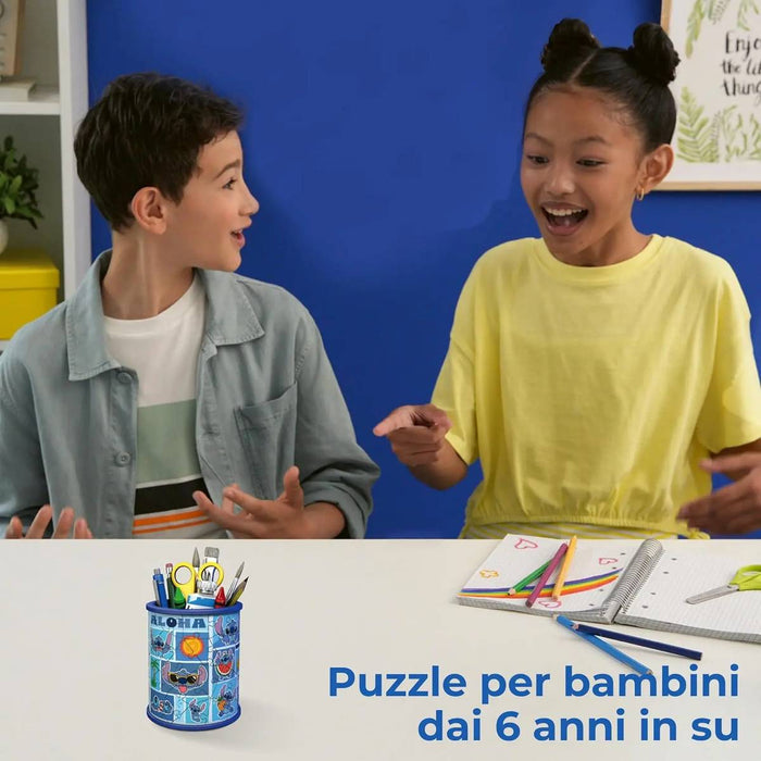 RAVENSBURGER Puzzle 3D Stitch Portapenne - 11642