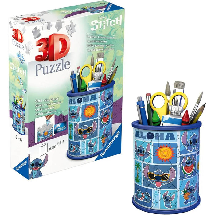 RAVENSBURGER Puzzle 3D Stitch Portapenne - 11642