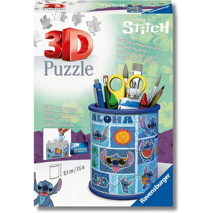 RAVENSBURGER Puzzle 3D Stitch Portapenne - 11642