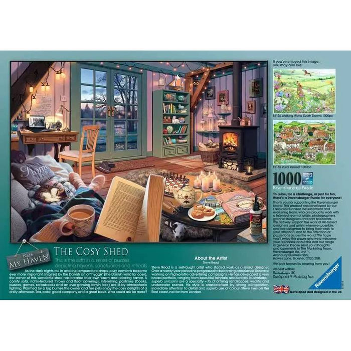 RAVENSBURGER Rifugio Accogliente Puzzle 1000 Pezzi - 12000050