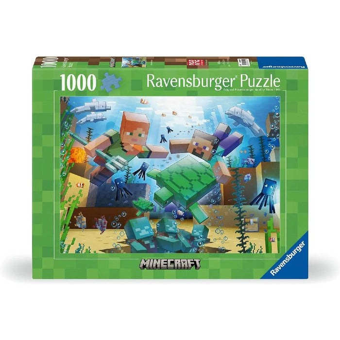 RAVENSBURGER Minecraft Mosaic Puzzle 1000 Pezzi - 12000421
