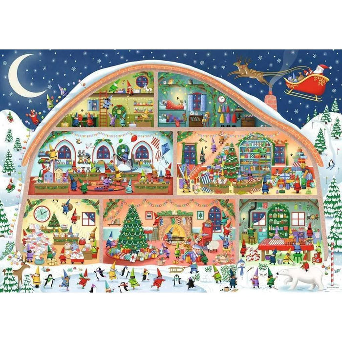 RAVENSBURGER Il Laboratorio Di Babbo Natale Puzzle 1000 Pezzi - 12001268
