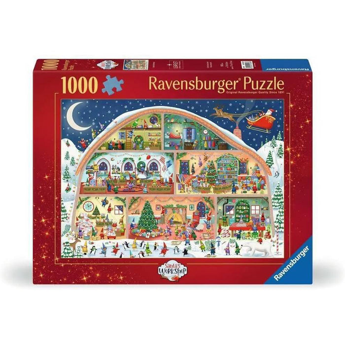 RAVENSBURGER Il Laboratorio Di Babbo Natale Puzzle 1000 Pezzi - 12001268