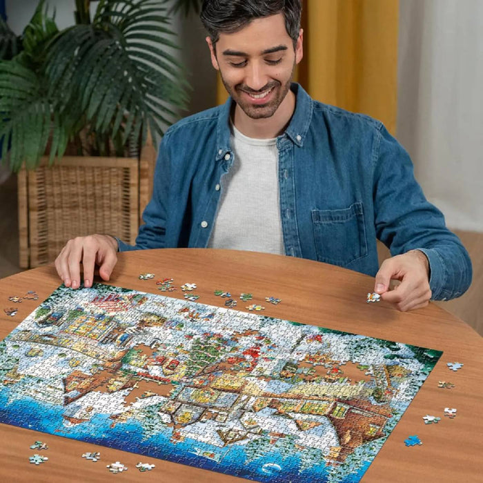 RAVENSBURGER 50 Anniversario Villaggio Di Natale Puzzle 1000 Pezzi - 12001271