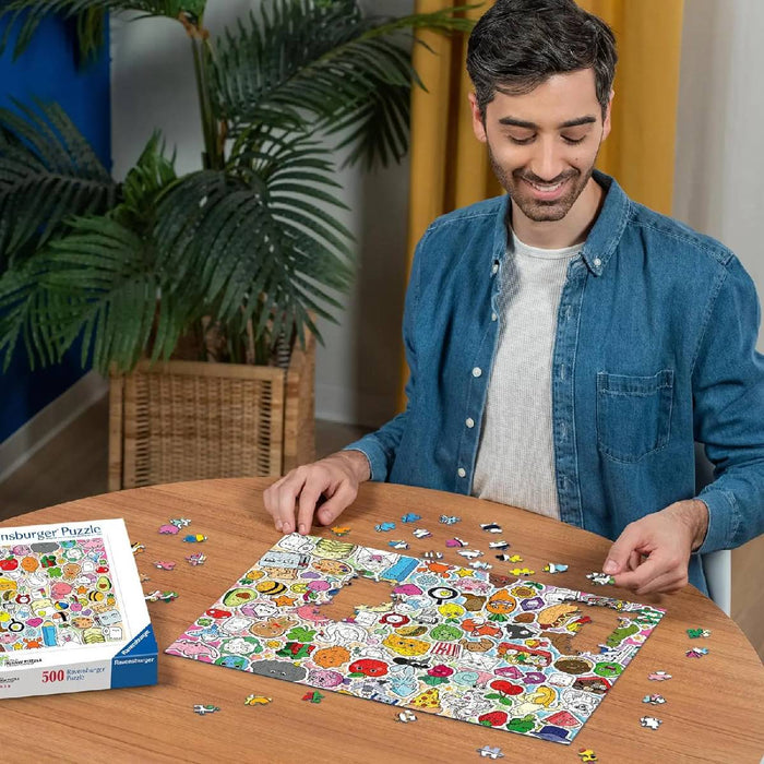 RAVENSBURGER Caos Kawaii Puzzle 500 Pezzi - 12001796