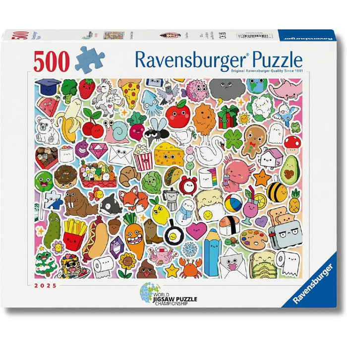 RAVENSBURGER Caos Kawaii Puzzle 500 Pezzi - 12001796