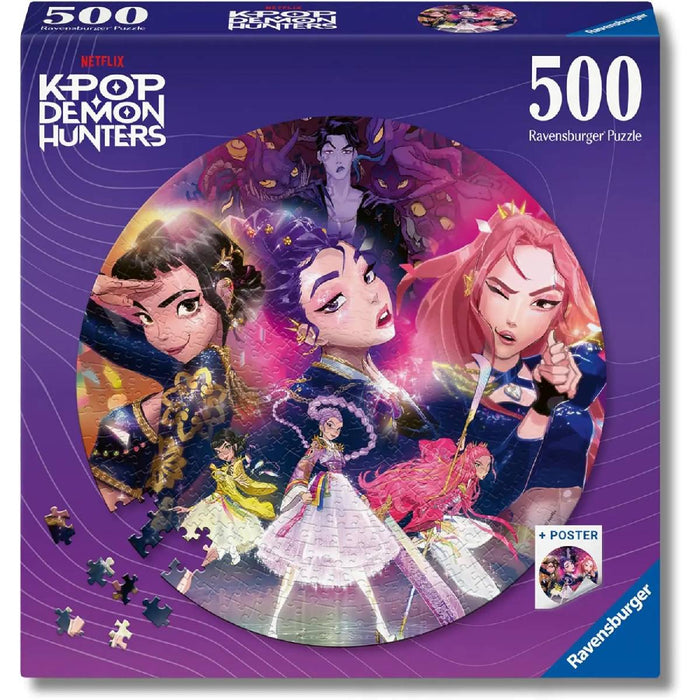 RAVENSBURGER Kpop Demon Hunters Puzzle 500 Pezzi - 12002052