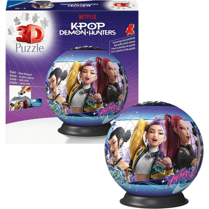 RAVENSBURGER Kpop Demon Hunters Puzzleball 72 Pezzi