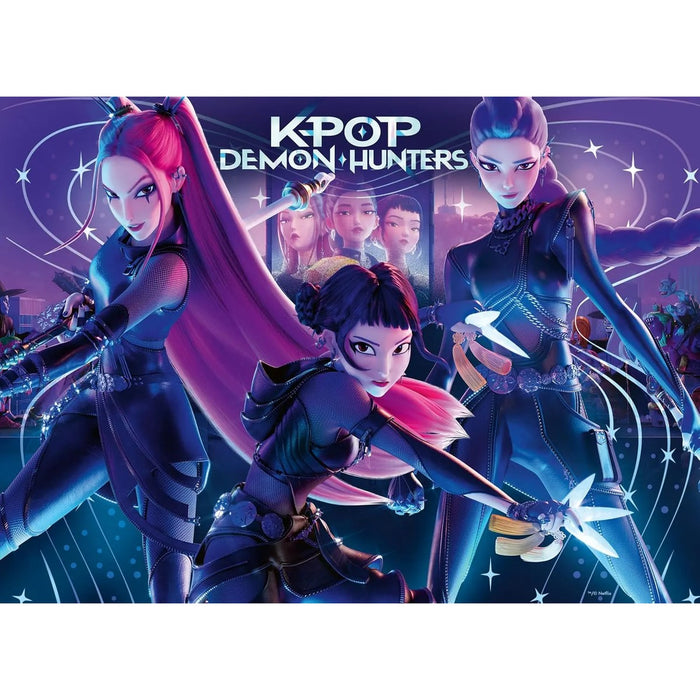 RAVENSBURGER K Pop Demon Hunters 4 Puzzle 100 Pezzi