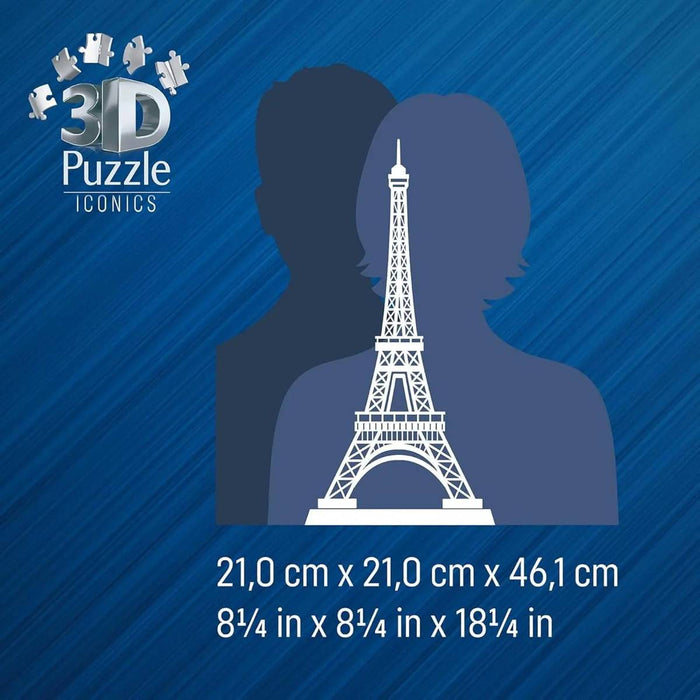 RAVENSBURGER Puzzle 3D Iconics Torre Eiffel Con Luci Led - 12008024