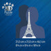 RAVENSBURGER Puzzle 3D Iconics Torre Eiffel Con Luci Led - 12008024