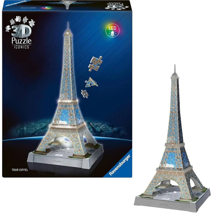 RAVENSBURGER Puzzle 3D Iconics Torre Eiffel Con Luci Led - 12008024