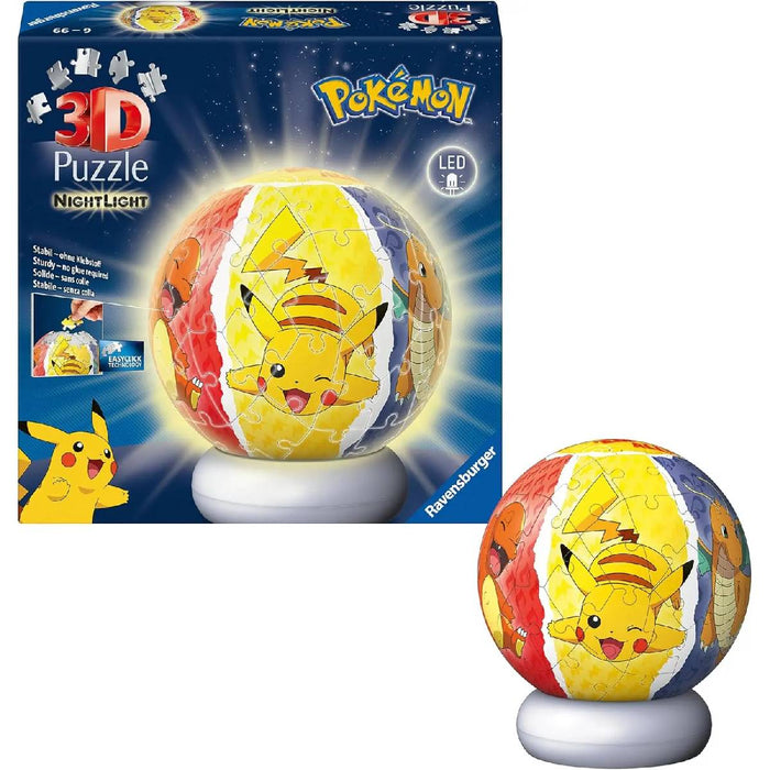 RAVENSBURGER Puzzle Ball 3D Nightlight Pokémon - 12008053