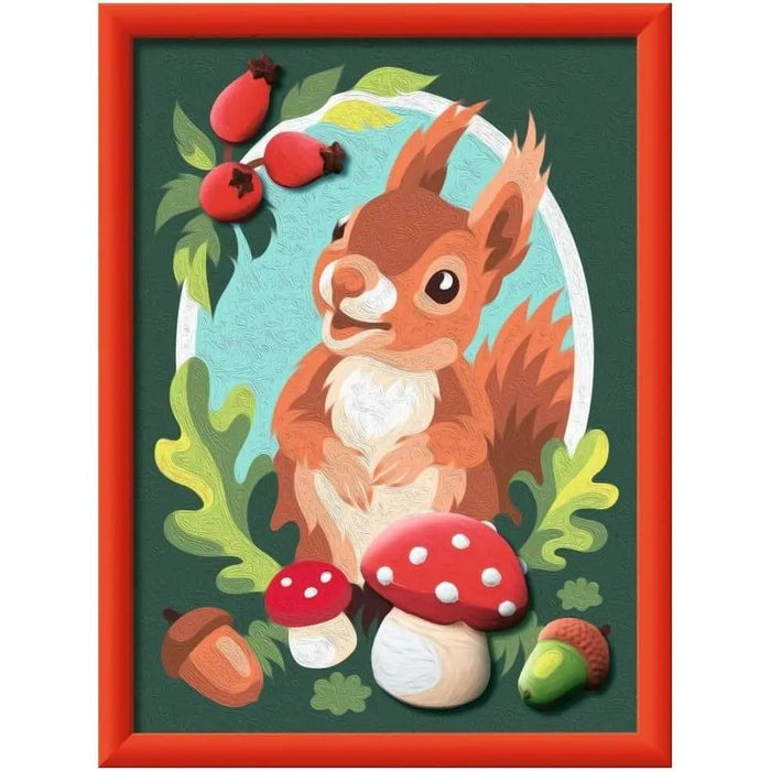 RAVENSBURGER Creart Scoiattolo Con Gesso 3D - 12023265