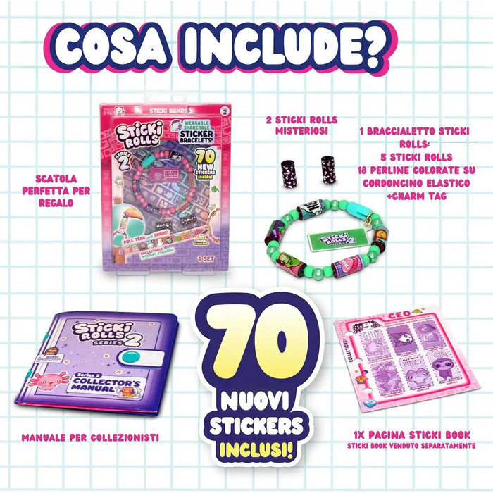 RAVENSBURGER Sticki Rolls Sticki Band Confezione Singola - 12028017