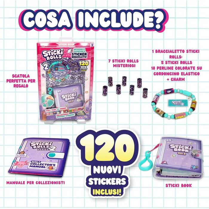 RAVENSBURGER Sticki Rolls Sticki Band Con Libretto - 12028018