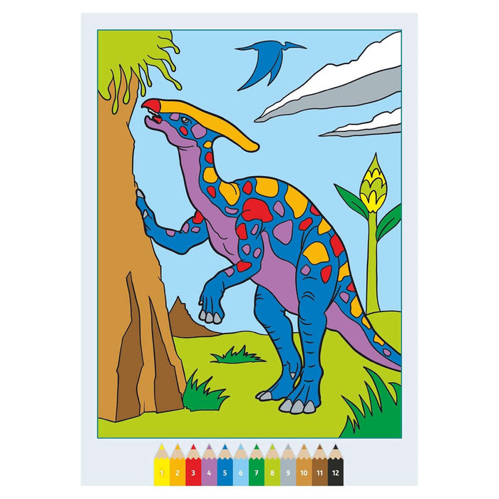 RAVENSBURGER Creart Album Colorare Spaventosi Dinosauri - 13096000