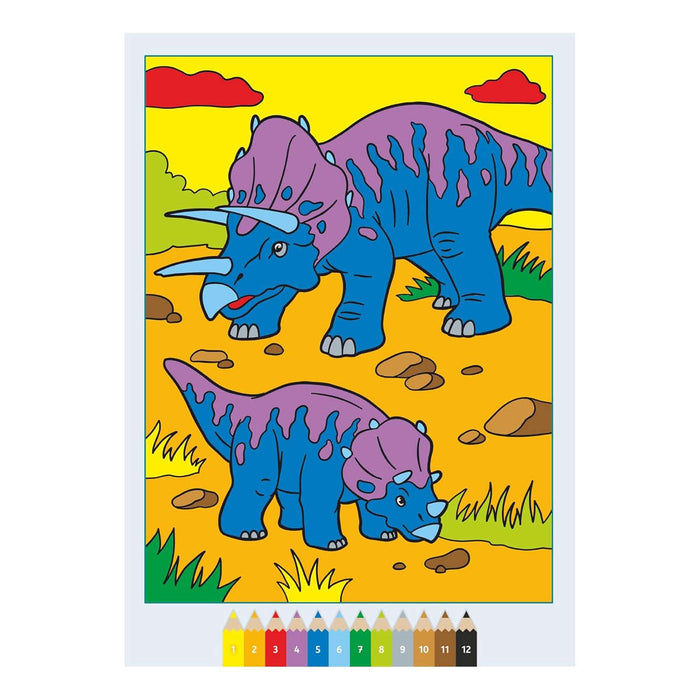 RAVENSBURGER Creart Album Colorare Spaventosi Dinosauri - 13096000