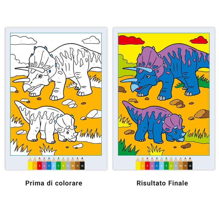 RAVENSBURGER Creart Album Colorare Spaventosi Dinosauri - 13096000
