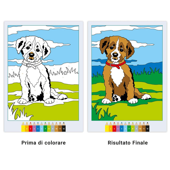 RAVENSBURGER Creart Album Colorare Adorabili Cuccioli Di Ani - 13096002