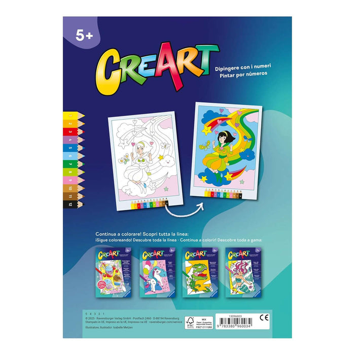 RAVENSBURGER Creart Album Colorare La Fantastica Terra Arcob - 13096003
