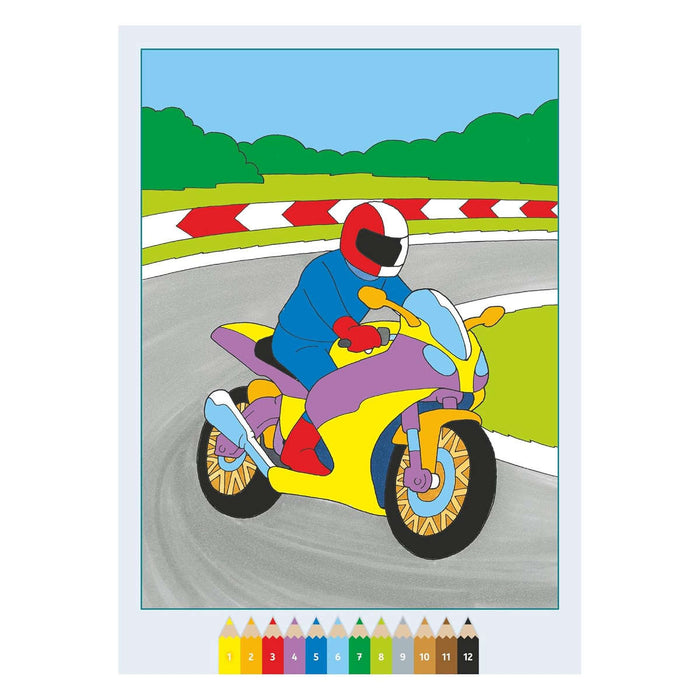 RAVENSBURGER Creart Album Colorare Ruggenti Veicoli - 13096004