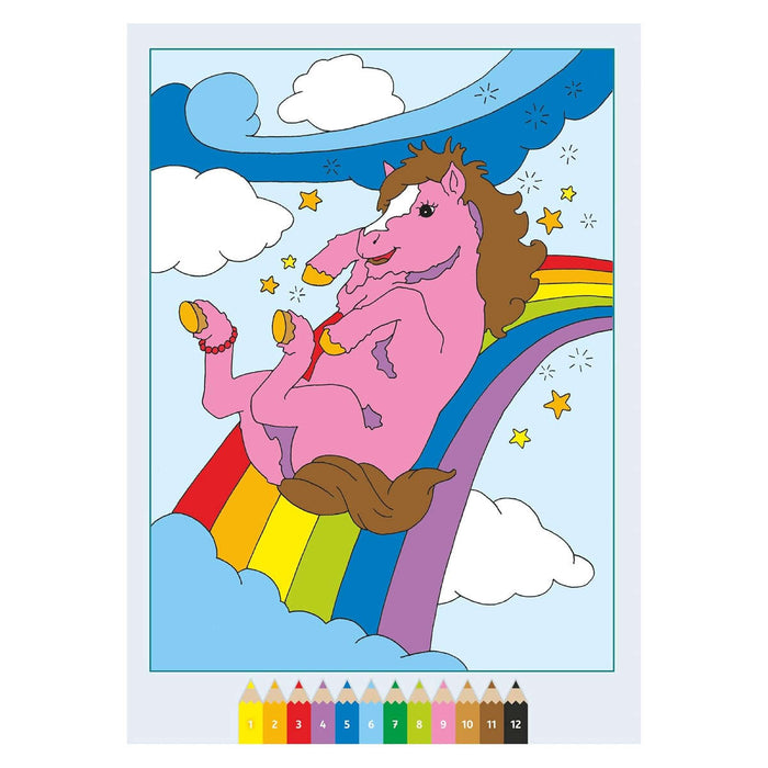 RAVENSBURGER Creart Album Colorare Magici Pony - 13096005