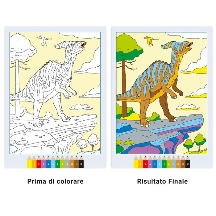 RAVENSBURGER Creart Album Colorare Dinosauri - 13096006