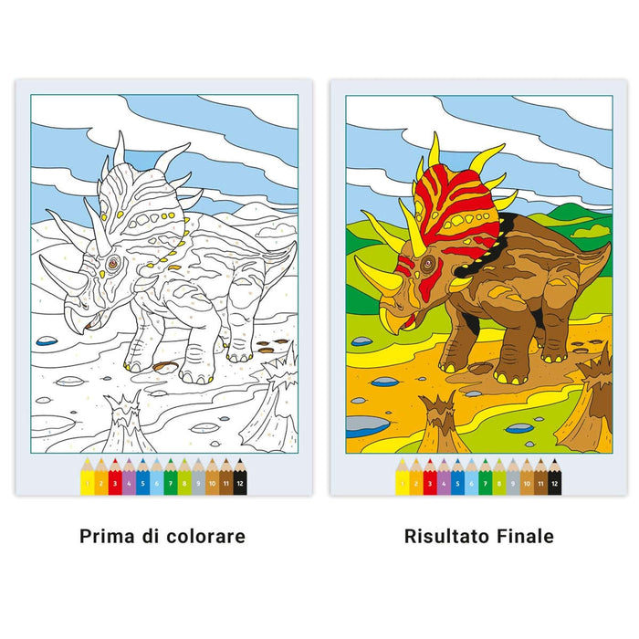RAVENSBURGER Creart Album Colorare Dinosauri - 13096006