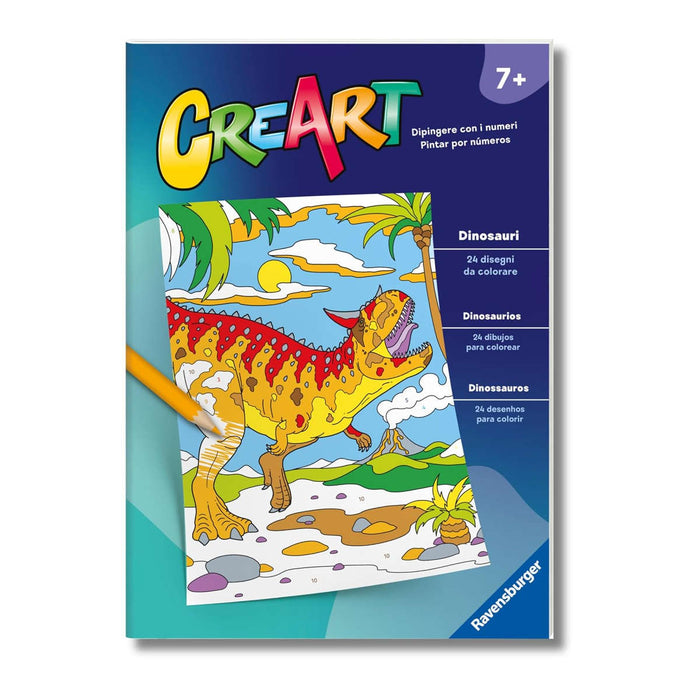 RAVENSBURGER Creart Album Colorare Dinosauri - 13096006