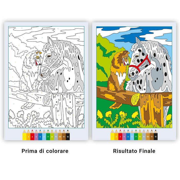 RAVENSBURGER Creart Album Colorare Cavalli - 13096007