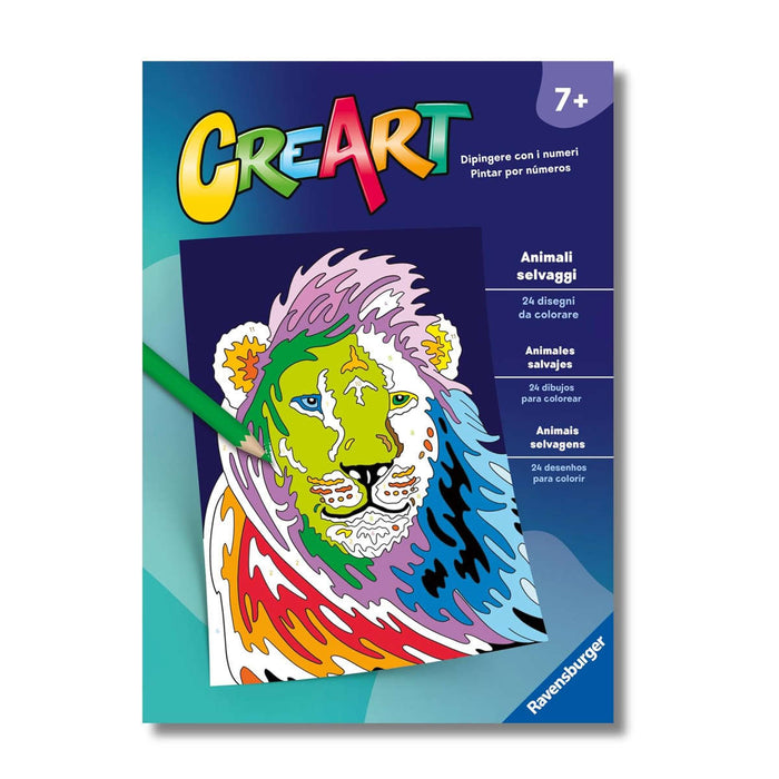 RAVENSBURGER Creart Album Colorare Animali Selvaggi - 13096009