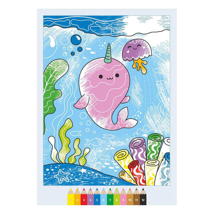 RAVENSBURGER Creart Album Colorare Deliziosi Amici Kawaii - 13096011