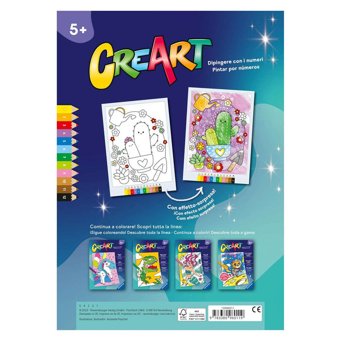 RAVENSBURGER Creart Album Colorare Deliziosi Amici Kawaii - 13096011