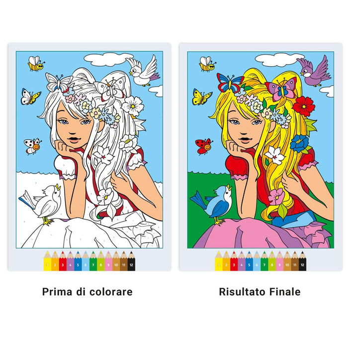 RAVENSBURGER Creart Album Colorare Fate Elfi E Sirene - 13096013