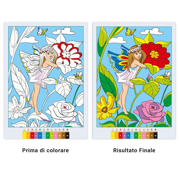 RAVENSBURGER Creart Album Colorare Fate Elfi E Sirene - 13096013