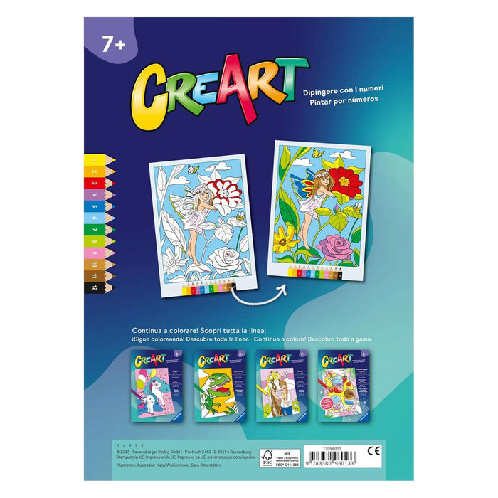 RAVENSBURGER Creart Album Colorare Fate Elfi E Sirene - 13096013
