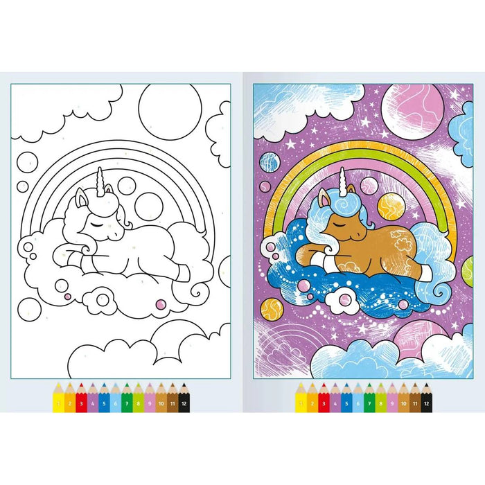 RAVENSBURGER Creart Album Colorare 5 Unicorni - 13096015