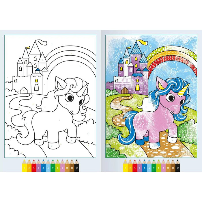 RAVENSBURGER Creart Album Colorare 5 Unicorni - 13096015