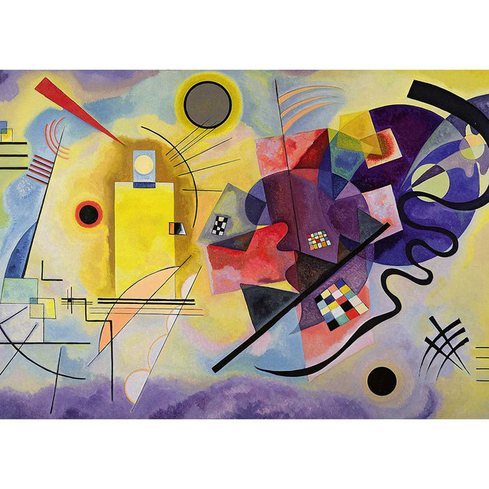 RAVENSBURGER Kandinsky Wassily Yellow Red Blue Puzzle 1000 Pezzi - 14848